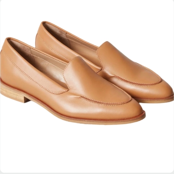 Everlane The Modern Loafer Camel Leather Size 11 - Picture 2 of 11